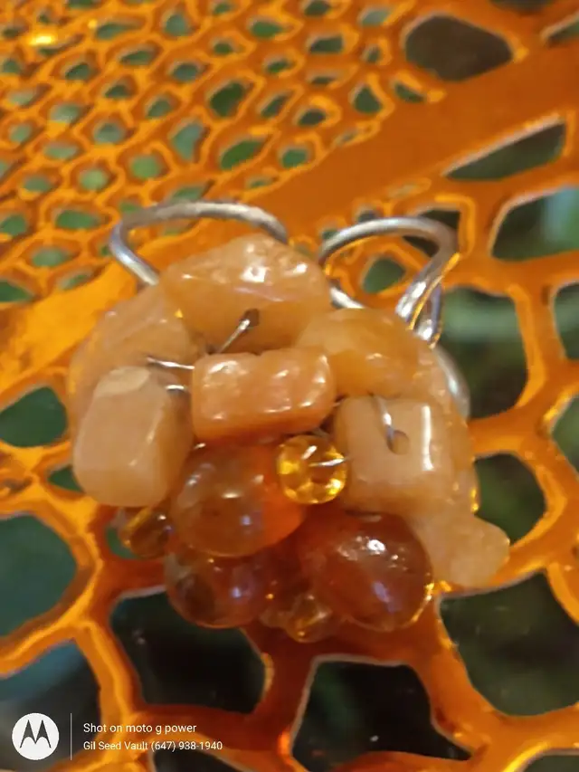 Amber Carnelian Ring size 7 Great Gift  Present in Jewellery & Watches in City of Toronto - Image 2