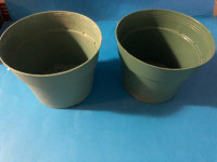 2 Clifton Plastic Flower Pot/Planters/nursery plant pots 6” $6