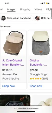 JJ Cole infant bundle me 