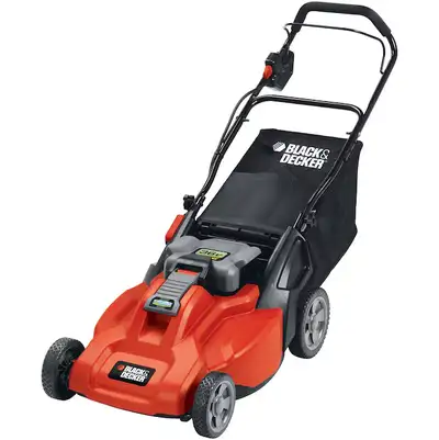 B & D model SPCM1936 electric self-propelled lawn mower. Incl: 36 V battery, battery charger, grass...