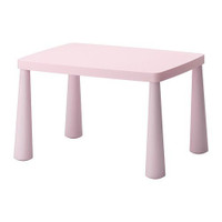 Ikea Children's table, indoor/outdoor, pink