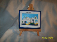 Ceramic 3D picture with easel