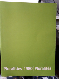 Livre d'art Pluralities 1980 Pluralités