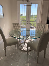 Glass Dining Table