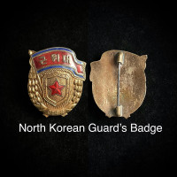 North Korea Guard’s Badge (Shipping Available)