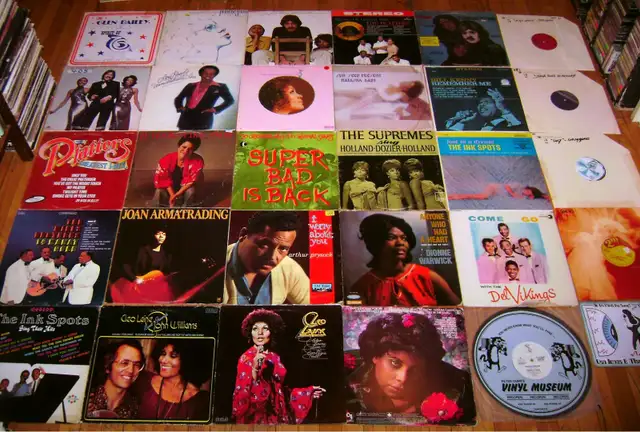 30 Funk, Soul, and Doo-Wop Vinyl Records