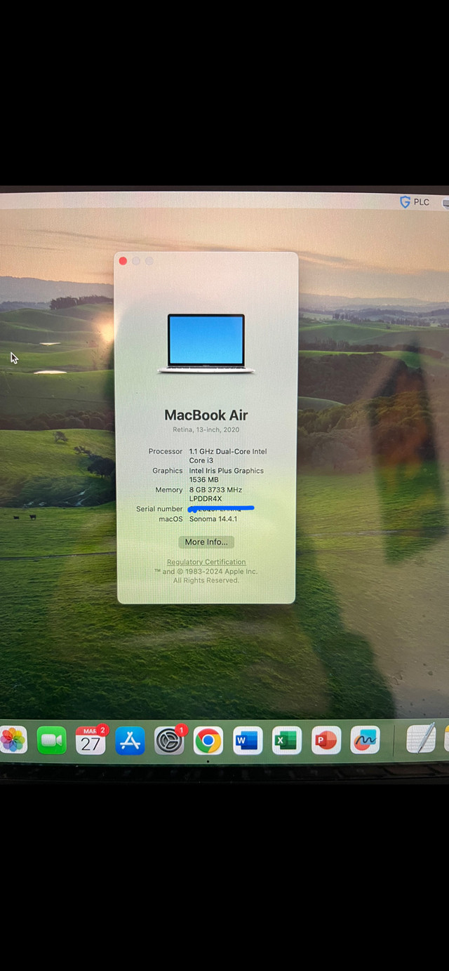2020 MacBook Air  dans Portables  à Sarnia - Image 3