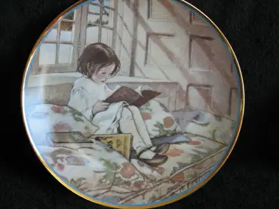 Jesse Wilcox Smith's Collector Plate, Picture-Books in Winter, View more
