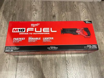 Milwaukee M18 Fuel Sawzall Reciprocating Saw 2821-20, View more