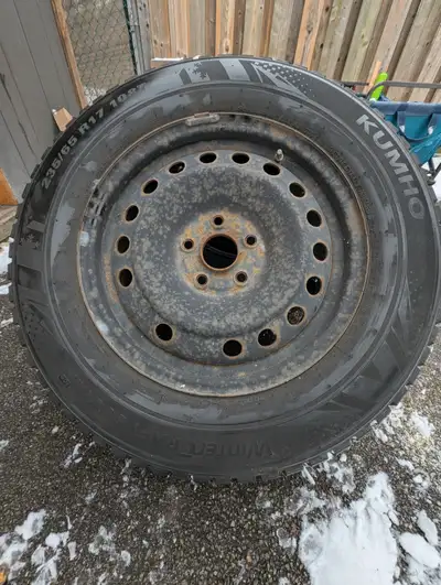 I have a set of Kumho wintercraft tires and rims. Tires were bought last year and are practically ne...