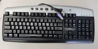 Logitech Premium Internet Keyboards, Wired USB/PS2