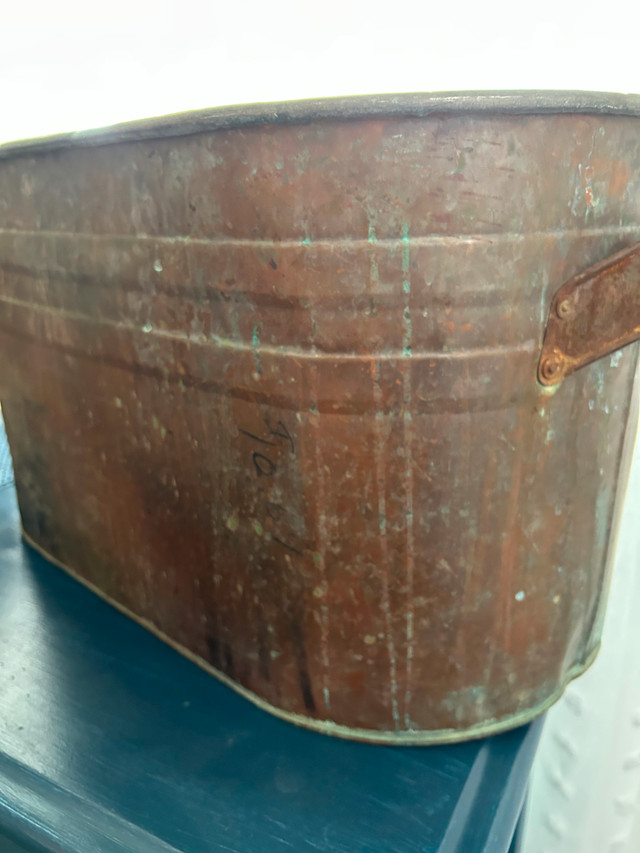Antique Copper Boiler in Arts & Collectibles in Calgary - Image 4