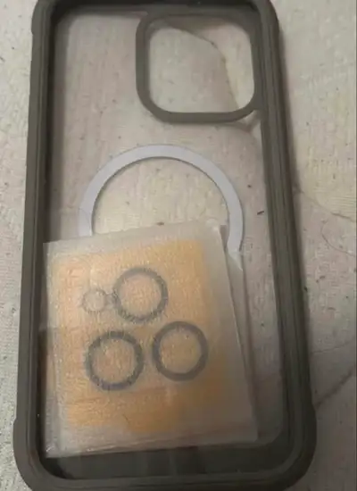 iPhone 15 pro max case comes with lens protectors, View more