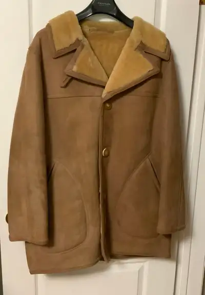 Men’s Genuine Shearling Jacket , View more