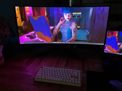 Alienware 34” Curved OLED Ultrawide Monitor, View more