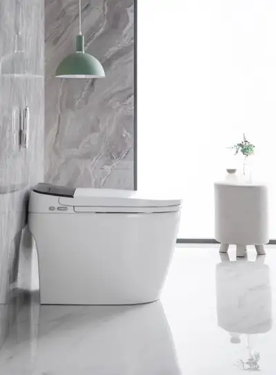 a- Smart toilet Features: • Bidet washers • Hip washing • Moving massage • Warm wind drying • Self c...