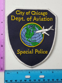 City of Chicago aviation special police patch badge crest