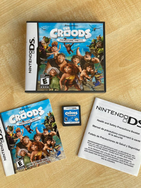 Jeu The Croods Prehistoric Party Nintendo DS COMPLETE in Nintendo DS in City of Montréal