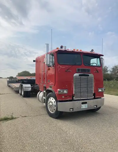 1987 cabover freightliner. 855 Cummins big cam 4. Safetied and ready to work. $42,000