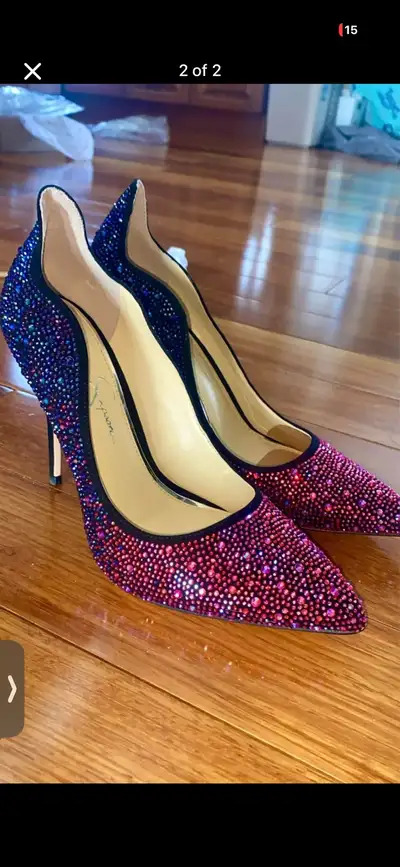 Jessie Simpson Wayva Pink/Blue Ombré Stilettos, View more