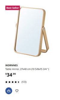 IKEA IKORNNES mirror (27*40 cm)