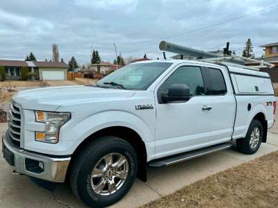 2016 F150 XLT SuperCab with Canopy/ladder rack/roll out bed
