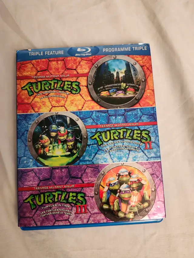 Blu-Ray TMNT I II & III Collection Case - Teenage Mutant Ninja T in CDs, DVDs & Blu-ray in Ottawa - Image 2