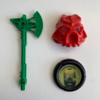 LEGO BIONICLE Axe - Mask - Throwing Disk