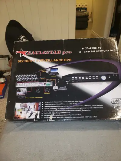 selling a practically brand new 16 channel security camera dvr ... complete and in box $ 150