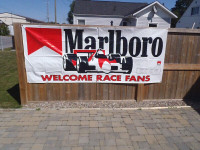Marlboro Welcomes Race Fans. 47 wide by 117 long