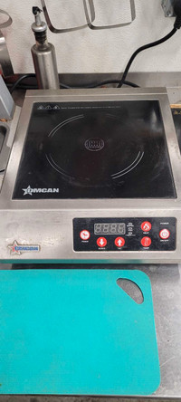 Omcan induction cooker 1800 watts stainless steel