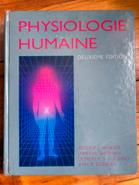 Livre/Book, Physiologie humaine, Montréal : McGraw-Hill