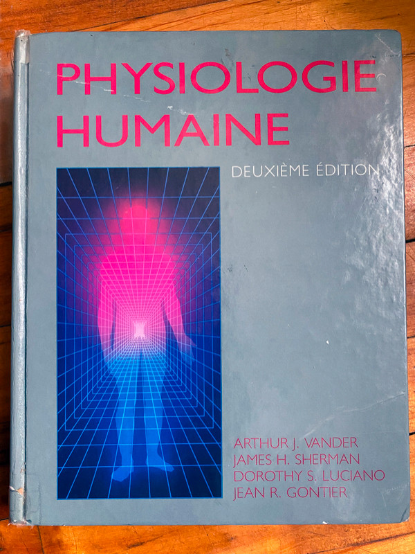 Livre/Book, Physiologie humaine, Montréal : McGraw-Hill dans Manuels  à Ville de Montréal