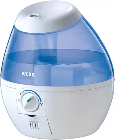 Vicks VUL520WC Filter-Free Ultrasonic Cool Mist Humidifier, Mini/Small Humidifier for Baby, Bedroom,...