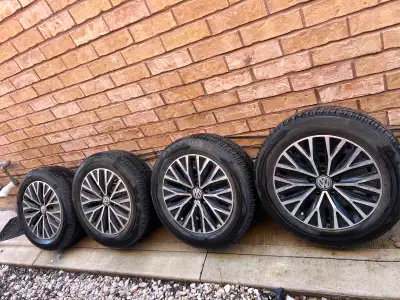 Selling four all season tires with rims asking $300 in good condition call my number 6477406447