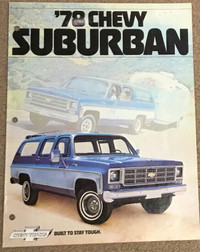 SUBURBAN Auto Brochures for Sale