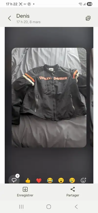 Manteau et t shirt Harlez Davidson, View more