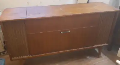 Teak stereo cabinet, View more