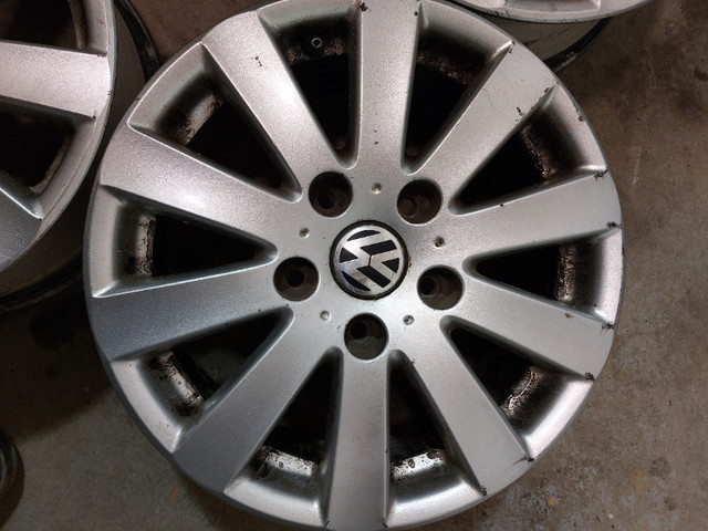 16 inch VW Tiguan tdi aluminum rims 5x130  (other rims for sale) in Tires & Rims in Kamloops - Image 2