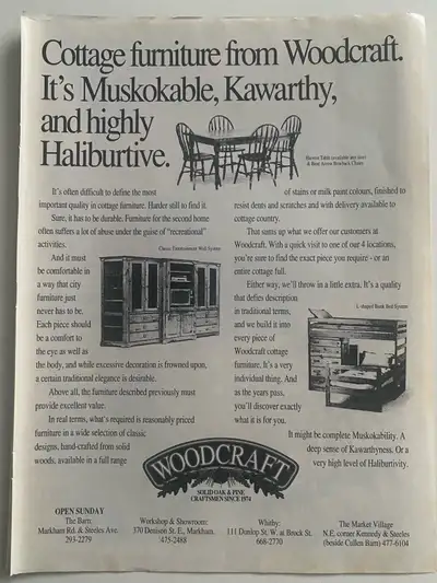 “Solid oak & pine craftsmen since 1974.” Dimensions: 8 inches wide by 11 inches high. In excellent c...