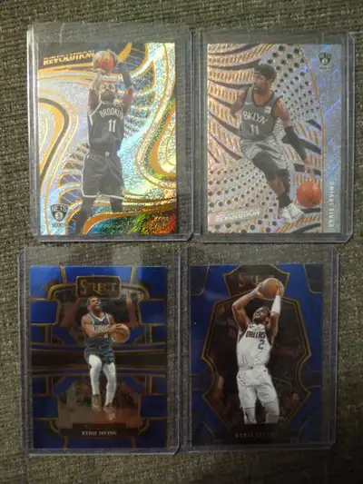Kyrie Irving Nets & Mavericks NBA Basketball cards x 6, View more