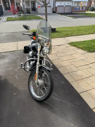 Selling my wife’s 2008 Harley Davidson Sportster XL1200 Custom as she rarely rides it now. New tires...