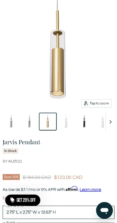 Pendant Lights (Gold), View more