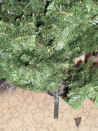 Artificial Christmas Tree on stand, 4 feet, early 90s