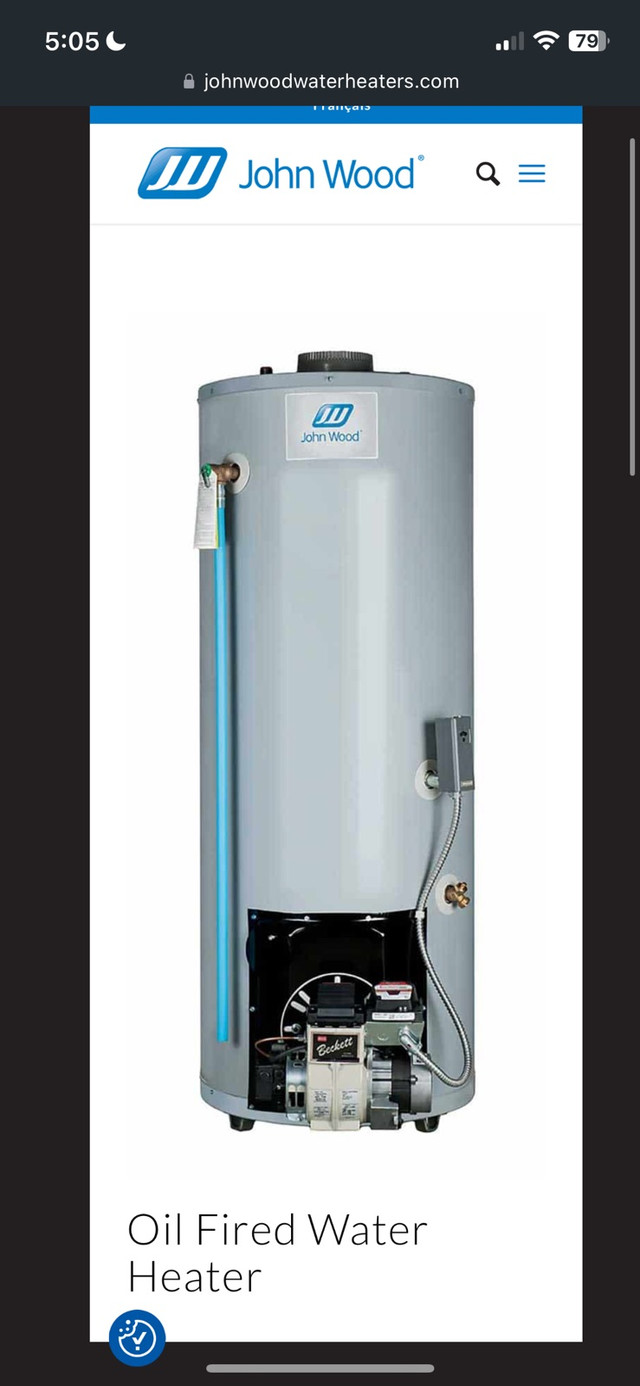 Oil fired hot water heater  in Heaters, Humidifiers & Dehumidifiers in Renfrew - Image 4