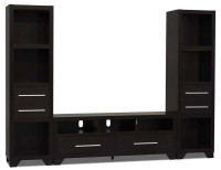3-Piece Entertainment Centre with 60" TV Opening – Espresso