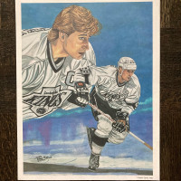 1992 NHL 11”x14” Print - WAYNE GRETZKY