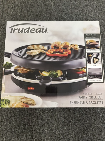 Ensemble à raclette NEUF - Trudeau Marque Trudeau 14 pièces pour 6 personnes Neuf dans sa boite jama...