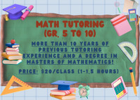 Mathematics tutorials 