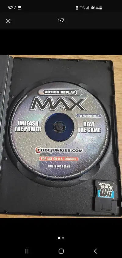 Action Replay MAX PS2  & Action Replay Wii / RARE, View more